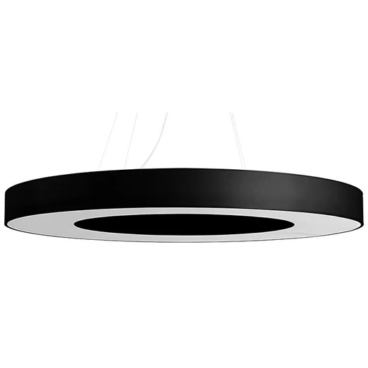 Czarny regulowany żyrandol nad stół - EX697-Saturni Lumes One Size Edinos.pl