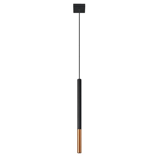 Czarno-miedziana lampa wisząca tuba - EX719-Mozaix Lumes One Size Edinos.pl