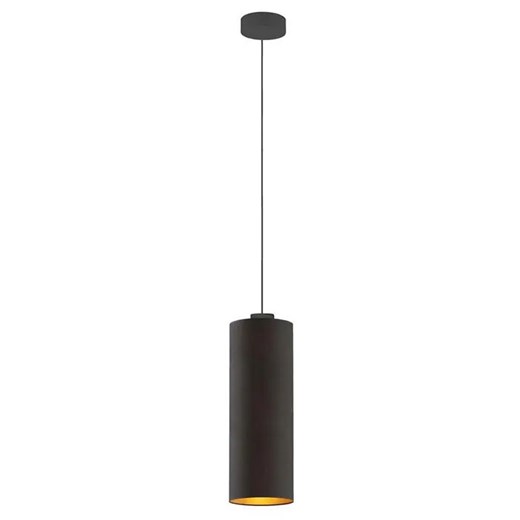 Pojedyncza lampa wisząca walec na czarnym stelażu - EX827-Denvis - 5 kolorów Lumes One Size Edinos.pl