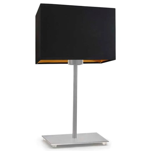 Skandynawska lampka nocna na stalowym stelażu - R1-W63 ze sklepu Edinos.pl w kategorii Lampy stołowe - zdjęcie 172205349