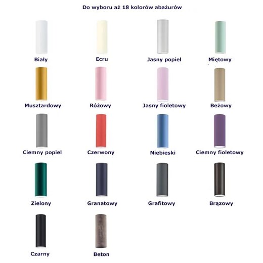 Designerska lampka nocna na złotym stelażu - EX955-Sydnet - 18 kolorów Lumes One Size Edinos.pl