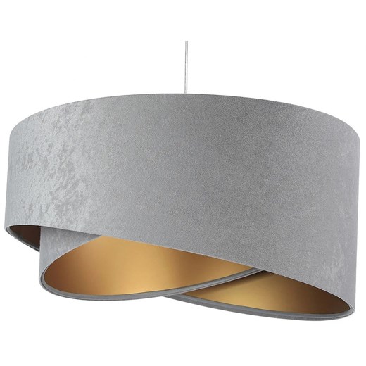 Szaro-złota lampa wisząca glamour - EX974-Tamo Lumes One Size Edinos.pl