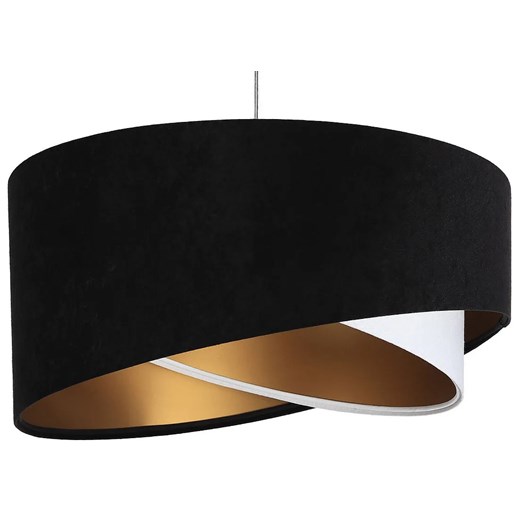 Czarno-biała asymetryczna lampa wisząca - 5X EX981 D2-W83 ze sklepu Edinos.pl w kategorii Lampy wiszące - zdjęcie 172205516