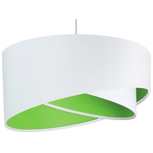 Biało-zielona elegancka lampa wisząca - EX990-Rezi ze sklepu Edinos.pl w kategorii Lampy wiszące - zdjęcie 172205607