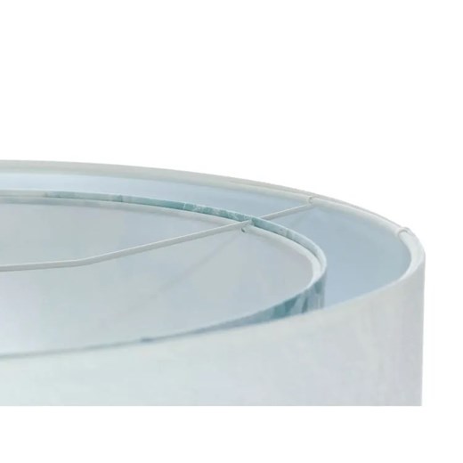 Biało-niebieska lampa wisząca z abażurem - EXX04-Akra Lumes One Size Edinos.pl