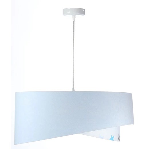 Biało-niebieska lampa wisząca dla dziecka - EXX09-Masza Lumes One Size Edinos.pl