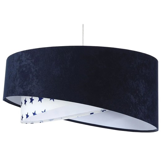 Granatowa lampa wisząca dziecięca - EXX10-Elza Lumes One Size Edinos.pl