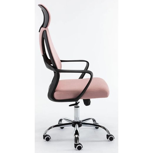 Różowy ergonomiczny fotel biurowy - Fisan Elior One Size Edinos.pl