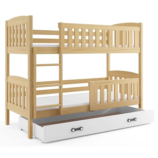 Sosnowe łóżko dziecięce piętrowe 80x190 - Celinda 2X ze sklepu Edinos.pl w kategorii Łóżka dziecięce - zdjęcie 172206407