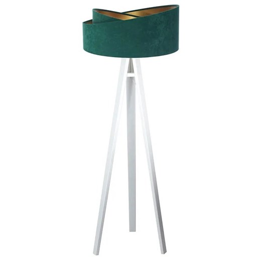 Zielono-biała lampa stojąca trójnóg Z6-Z37 ze sklepu Edinos.pl w kategorii Lampy podłogowe - zdjęcie 172206817