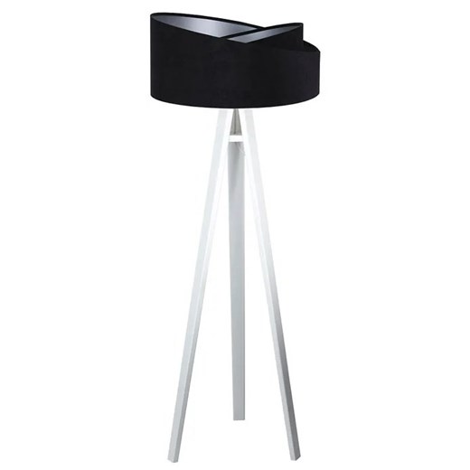 Czarno-biała skandynawska lampa stojąca trójnóg - EXX252-Diora ze sklepu Edinos.pl w kategorii Lampy podłogowe - zdjęcie 172206837