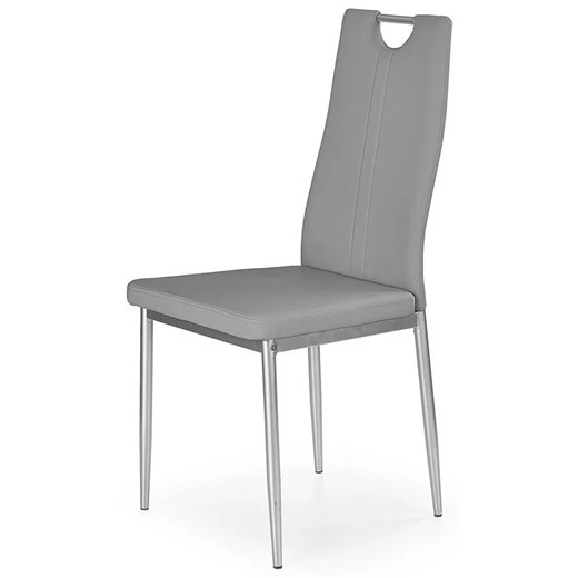 Krzesło tapicerowane Vulpin - popielate ze sklepu Edinos.pl w kategorii Krzesła - zdjęcie 172207426