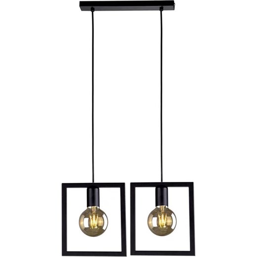 Podwójna geometryczna lampa wisząca - S097 B9-R38 ze sklepu Edinos.pl w kategorii Lampy wiszące - zdjęcie 172208067