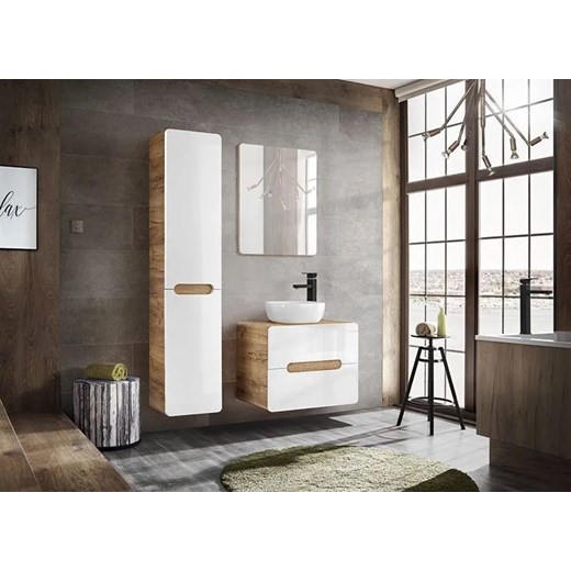 Biała kwadratowa umywalka ceramiczna na blat - Pavona 3X Elior One Size Edinos.pl