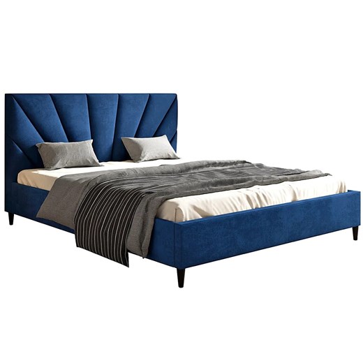 Tapicerowane łóżko małżeńskie 160x200 Marina - 36 kolorów Elior One Size Edinos.pl