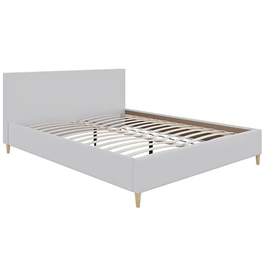 Podwójne łóżko z zagłówkiem Haven 140x200 - 36 kolorów Elior One Size Edinos.pl