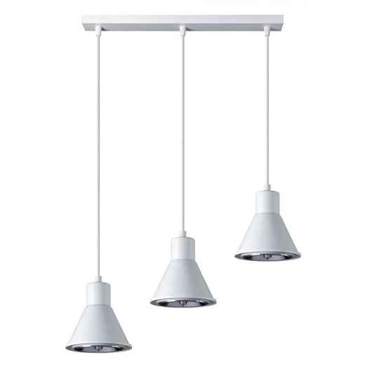 Biała lampa wisząca nad stół punktowa - 4X S171 A0-D76 ze sklepu Edinos.pl w kategorii Lampy wiszące - zdjęcie 172208468
