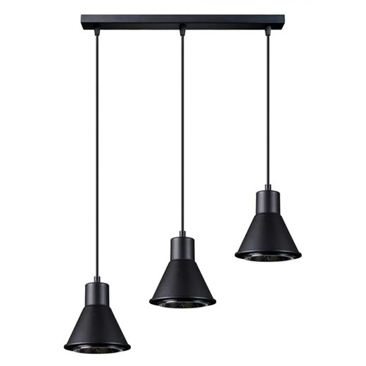 Czarna lampa wisząca nad stół punktowa - S171 K8-W21 ze sklepu Edinos.pl w kategorii Lampy wiszące - zdjęcie 172208475