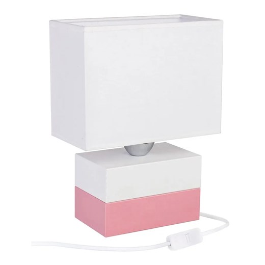 Biało różowa lampka na biurko dla dziewczynki 3X S188 Chefer ze sklepu Edinos.pl w kategorii Lampy stołowe - zdjęcie 172208597