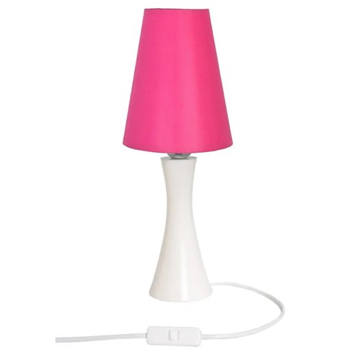Biało-różowa lampka nocna drewniana dla dzieci - S192-Larix Lumes One Size Edinos.pl