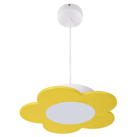 Żółta lampa wisząca kwiat dla dziewczynki - S200 L0-H86 ze sklepu Edinos.pl w kategorii Lampy dziecięce - zdjęcie 172208668