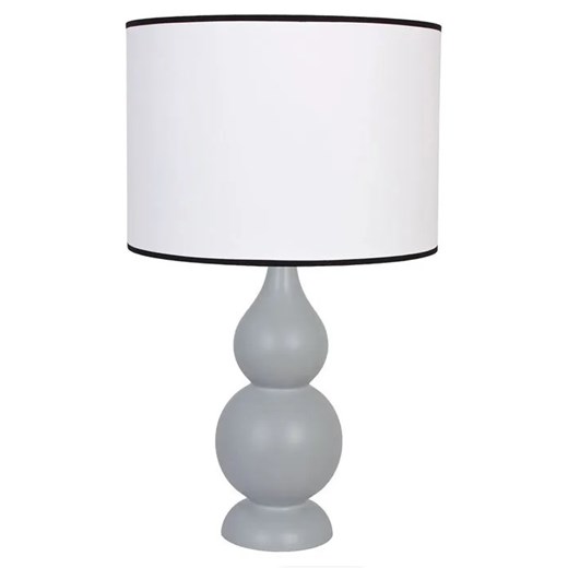 Szara lampka stołowa skandynawska - S223-Moniza ze sklepu Edinos.pl w kategorii Lampy stołowe - zdjęcie 172208815