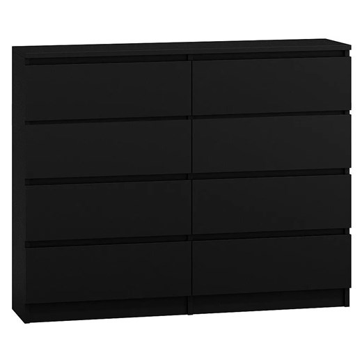 Komoda Lonix 120 cm - czarna ze sklepu Edinos.pl w kategorii Komody - zdjęcie 172208959
