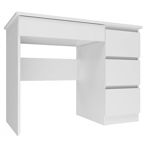 Białe biurko proste klasyczne komputerowe 100 cm - Oraso 4X ze sklepu Edinos.pl w kategorii Biurka i sekretarzyki - zdjęcie 172209509
