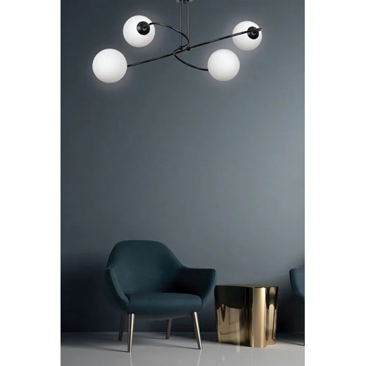 Czarna loftowa lampa sufitowa - D100-Modest Lumes One Size Edinos.pl
