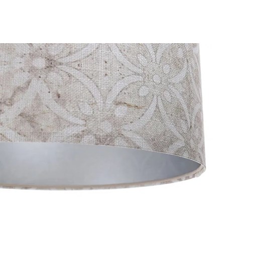 Szaro-srebrna lampa wisząca z ozdobnym abażurem - S363-Alkatra Lumes One Size Edinos.pl