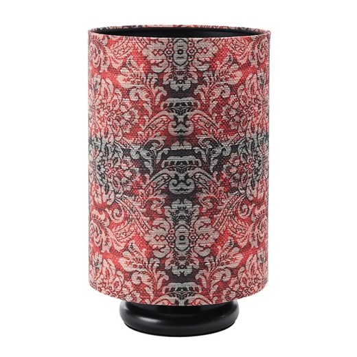 Czarno-czerwona lampka nocna tuba - S377-Ardela Lumes One Size Edinos.pl