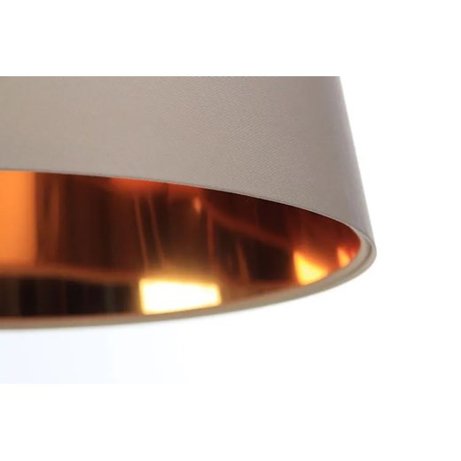 Kremowa lampa wisząca z abażurem rose gold - S405-Arva Lumes One Size Edinos.pl