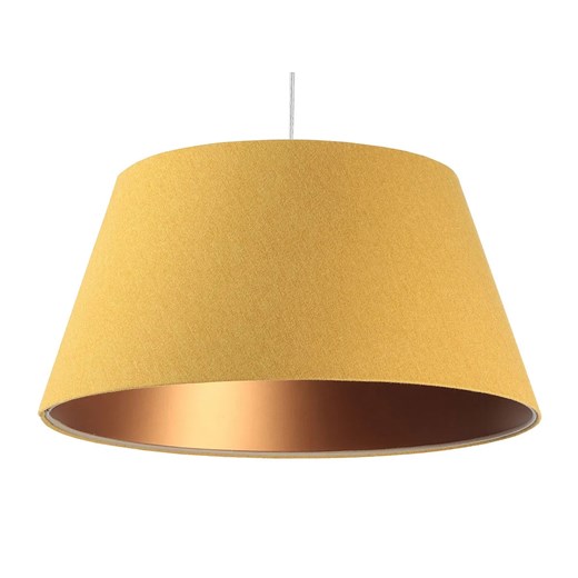 Żółto-miedziana lampa wisząca stożek - S410-Egida Lumes One Size Edinos.pl