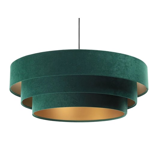 Zielona lampa wisząca glamour nad stół - 10X S441 B7-F58 ze sklepu Edinos.pl w kategorii Lampy wiszące - zdjęcie 172211977