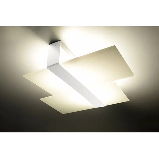 Biały szklany plafon sufitowy - S492-Zares Lumes One Size Edinos.pl