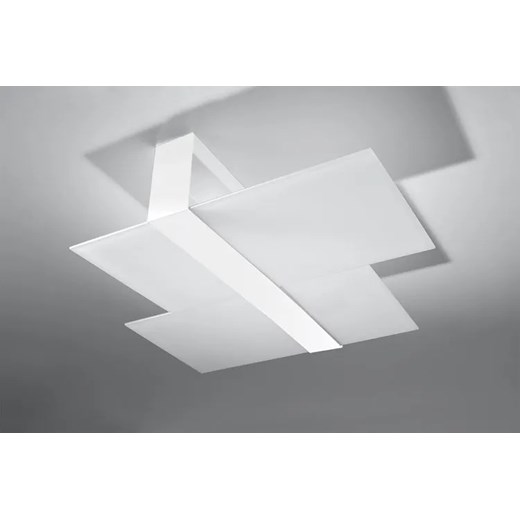 Biały szklany plafon sufitowy - S492-Zares Lumes One Size Edinos.pl
