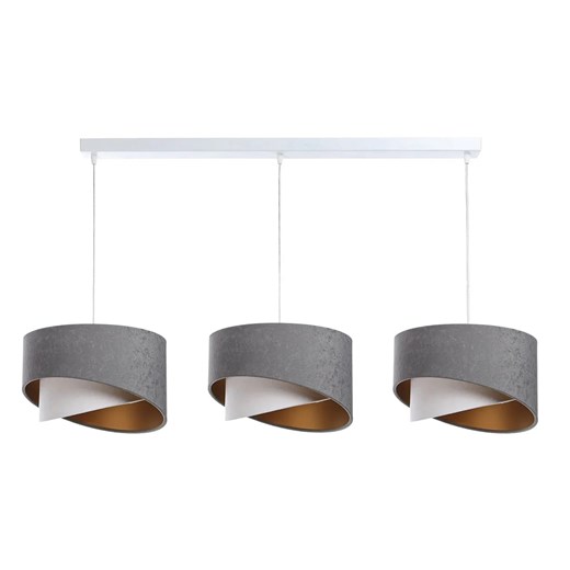 Potrójna duża lampa wisząca nad stół - S506-Vixa Lumes One Size Edinos.pl