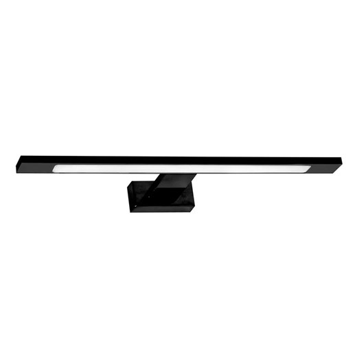 Czarny kinkiet łazienkowy LED - N015-Cortina 7W 40x12x7 cm Lumes One Size Edinos.pl