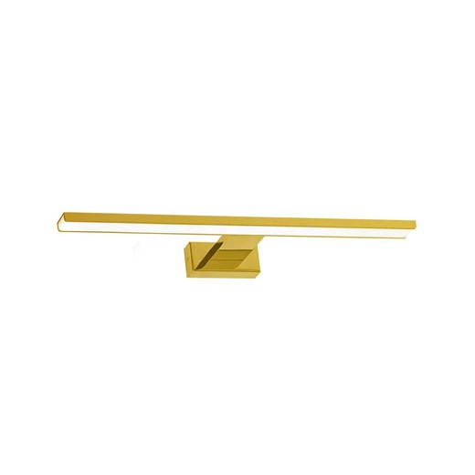 Złoty kinkiet LED łazienkowy - N014-Folind 13,8W 60x11,5x4 cm ze sklepu Edinos.pl w kategorii Lampy ścienne - zdjęcie 172212718