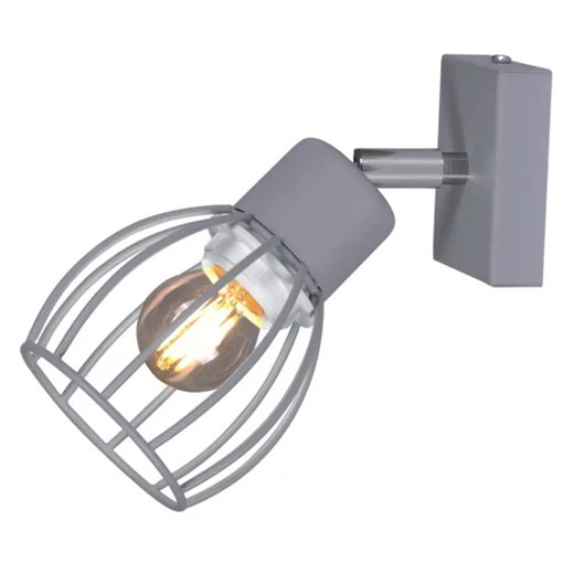 Szary loftowy kinkiet druciany - S579 D3-M03 ze sklepu Edinos.pl w kategorii Lampy ścienne - zdjęcie 172212819