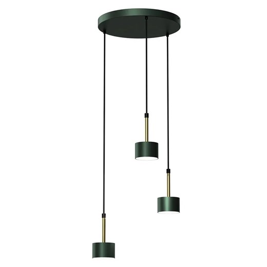 Zielono-złota lampa nad stół - N022-Circile Lumes One Size Edinos.pl