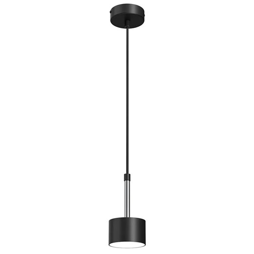 Czarno-srebrna wisząca lampa do salonu - N019-Umer ze sklepu Edinos.pl w kategorii Lampy wiszące - zdjęcie 172212845