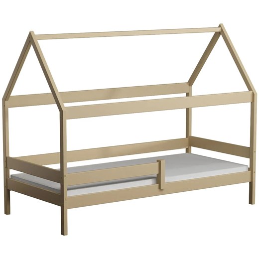 Drewniane łóżko w stylu skandynawskim, wanilia - Petit 3X 180x90 cm Elior One Size Edinos.pl