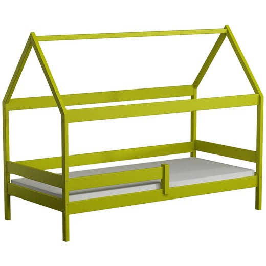 Zielone łóżko dziecięce w kształcie domku - Petit 3X 180x90 cm Elior One Size Edinos.pl