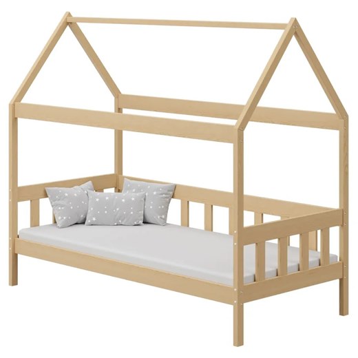 Łóżko domek z materacem dla dziecka, sosna - Dada 3X 190x90 cm Elior One Size Edinos.pl