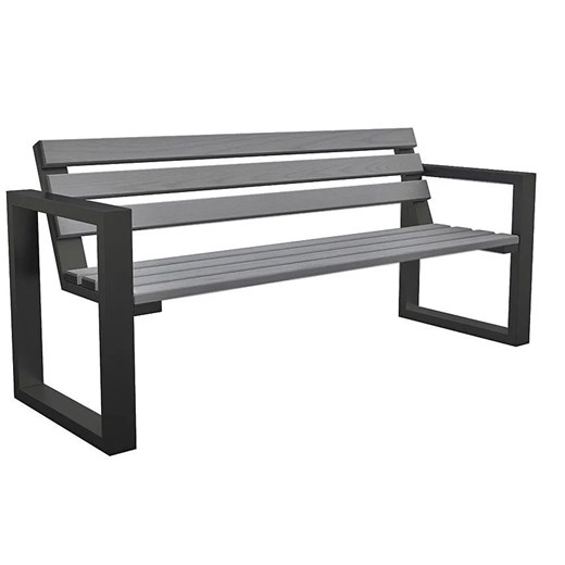 Metalowa Ławka Parkowa 150Cm G3-C93 ze sklepu Edinos.pl w kategorii Ławki ogrodowe - zdjęcie 172213655