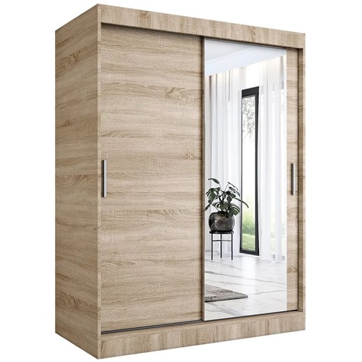 Szafa przesuwna dąb sonoma 150 cm - Palmira 4X Elior One Size promocyjna cena Edinos.pl