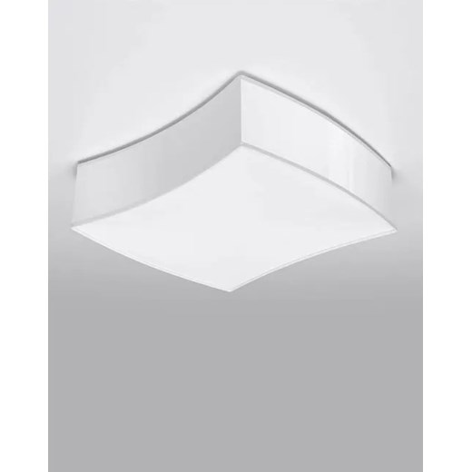 Biały geometryczny nowoczesny plafon - S745-Bosta Lumes One Size Edinos.pl