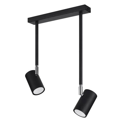 Czarny punktowy plafon z ruchomymi kloszami - S751-Fira Lumes One Size Edinos.pl