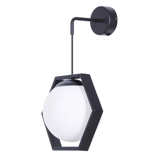 Geometryczny kinkiet ze szklanym kloszem - 6X S773 E7-H36 ze sklepu Edinos.pl w kategorii Lampy ścienne - zdjęcie 172214689